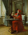 A Devine Cup of Tea by Henri Adolphe Laissement